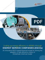 Scaling Up Energy Effi Ciency in Msmes Through: Energy Service Companies (Escos)