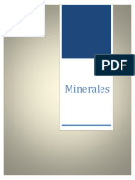 Listado de Minerales