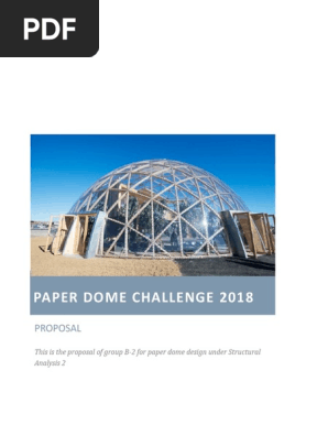 Paper Dome Challenge 2018 - FInal