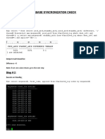 Data Guard Synchronization Health Check