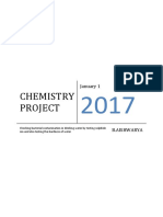 Chemistry Project: January 1