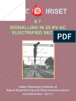 Signalling in 25 KV Ac Electrified Section PDF