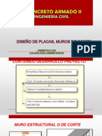 CLASE 10  DISEÑO MUROS DE CORTE - PLACAS REV 1.pptx