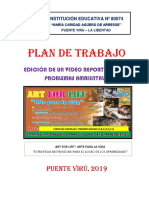 Plan de Trabajo Actividad de Video