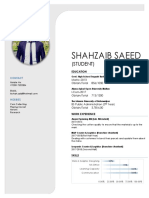 Shahzaib CV PDF