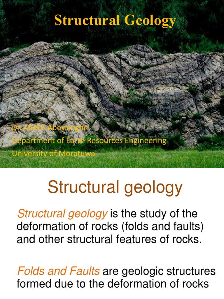 5 Structural Geology March 2019 | PDF | Structural Geology