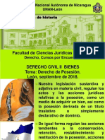 Derecho Posesión 2018