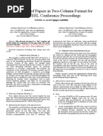 Springer LNCS Word Template | PDF | Te X | Typefaces