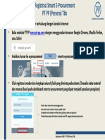 Pandual Awal Registrasi Smart E-Procurement PT PP