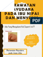 Perawatan Payudara Pada Ibu Nifas Dan Menyusui