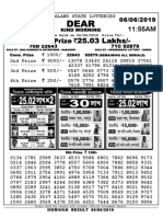 Nagaland State Lotteries Results for 06/06/2019