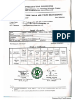 Cylinder Report of Admixture PDF