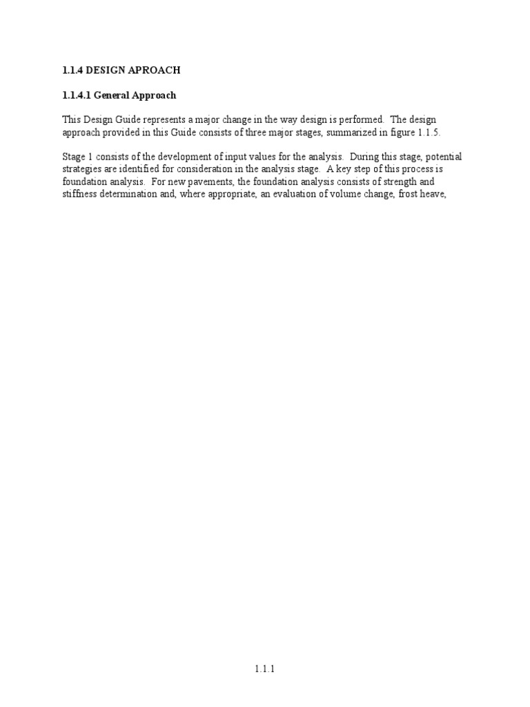 Pavement Design Guide Overview | PDF | Road Surface | Young's Modulus