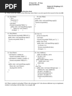 B.Tech CSC - IV Sem Quiz II (19/02/19) Time: 30 Min. Marks:10 (Weightage:2.5) Name: Lms Id No