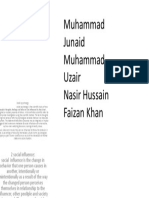Muhammad Junaid Muhammad Uzair Nasir Hussain Faizan Khan