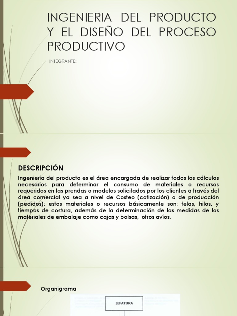 Ingenieria Del Producto y El Diseño Del Proceso | PDF | Outsourcing ...