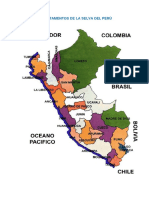 Departamentos de La Selva Del Perú