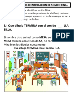 Unir Imágenes Que Tengan Igual Número de Sílabas HABILIDADES FONOLÓGICAS