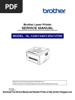 Brother HL-1230, HL-1440, HL-1450, HL-1470N SM PDF