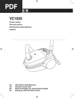 Singer Aspirator Vc1025 Manual de Instructiuni