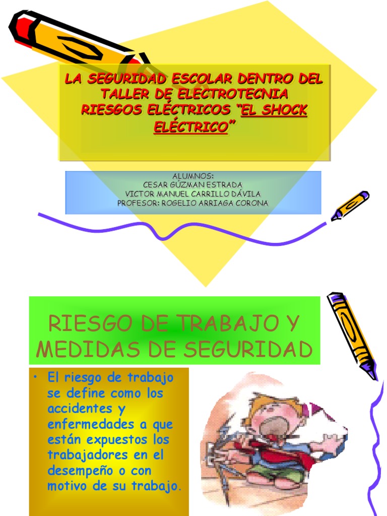 La Seguridad Escolar Dentro Del Taller de Electrotecnia | PDF ...