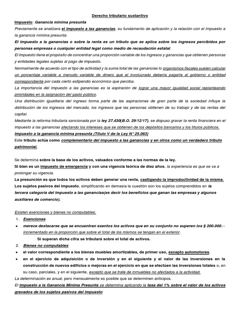 TP Tributario Impuestos PDF | PDF | Impuesto sobre la renta | Impuestos