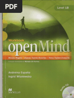 Open Mind Workbook 1B