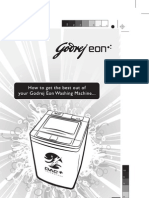 Download Godrej Eon Washing Machine - User Manual by Naga Mahesh Kumar Kotha SN41521182 doc pdf
