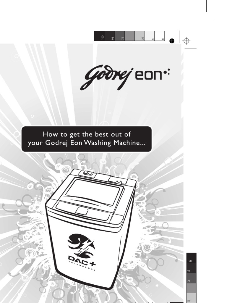 Godrej Eon Washing Machine User Manual PDF Machines Computing