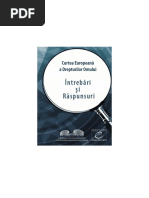 Curtea Europeana a Drepturilor Omului - Intrebari si Raspunsuri