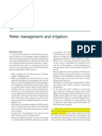 Water Management Irrigation 5 Yr Plan