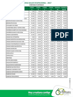 Tarifas Salud Ocupacional 2017