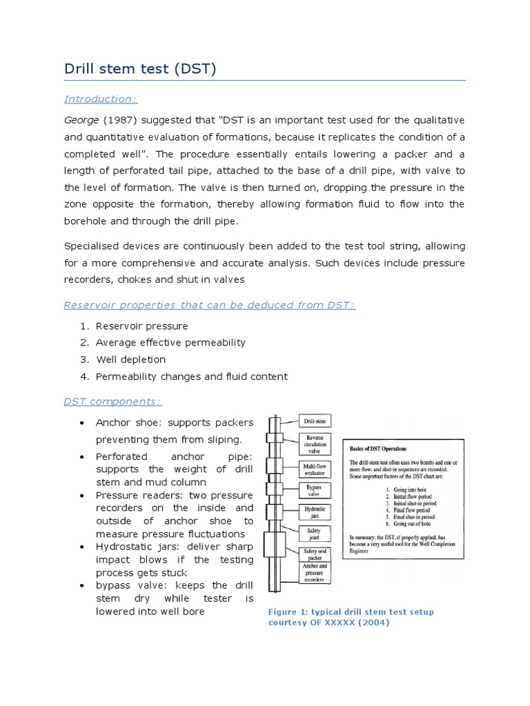 Drill Stem Test | Download Free PDF | Chemical Engineering | Gases