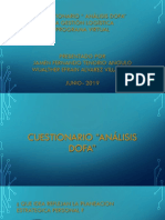 cuestionario analisis DOFA