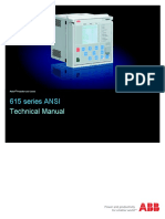 615 Series ANSI: Technical Manual