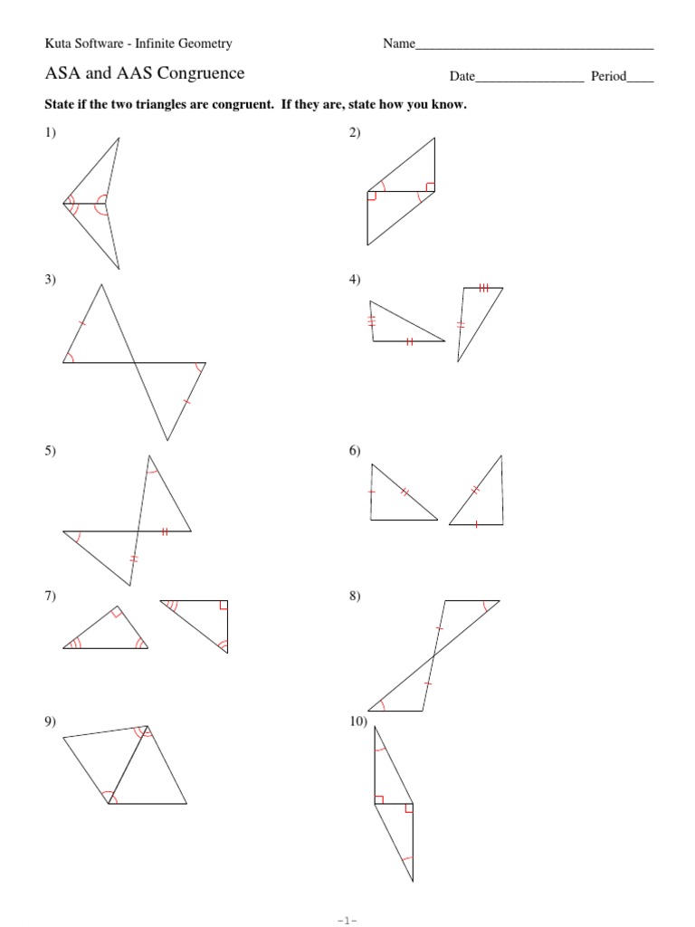 4-asa-and-aas-congruence-pdf-pdf-euclid-euclidean-geometry
