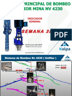 Indicadores Semanal SEM38 - Sitema Principal de Bombeo Minera Kolpa