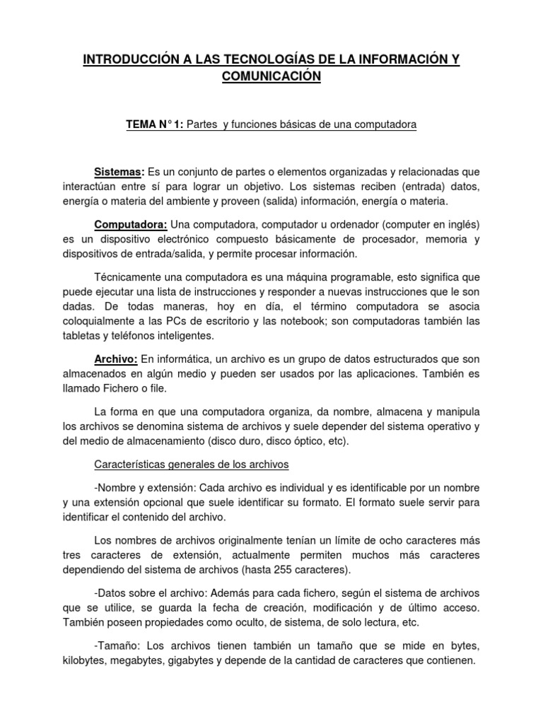 Guia Del Tema #2 | PDF | Hardware de la computadora | Archivo de ...