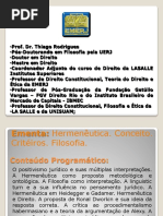 Hermêutica - apresentação