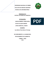 Práctica 01 - Control de Cierre de Conservas Procesamiento de Alimentos