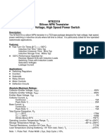 NTE2319 Silicon NPN Transistor High Voltage, High Speed Power Switch
