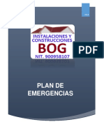 4.2. Plan de Emergencias
