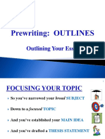 101--OUTLINING_Essays.ppt