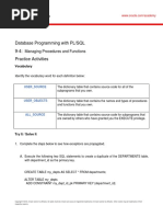 PLSQL 9 4 Practice