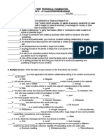 Epp Ict Grade 6 First Periodical Examination