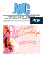 Communication Bulletin: Myanmar Christian Communication Services
