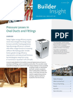 Builder Insight 15 Pressure Losses Oval Ducts Fittings