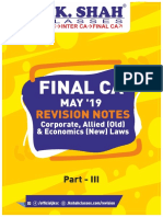 Final Ca: Revision Notes