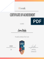 Genius Certificate