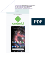 Android Es Un: Desarrollado Por, Basado en El y Otros - Fue Diseñado para Con, Como, ,, y